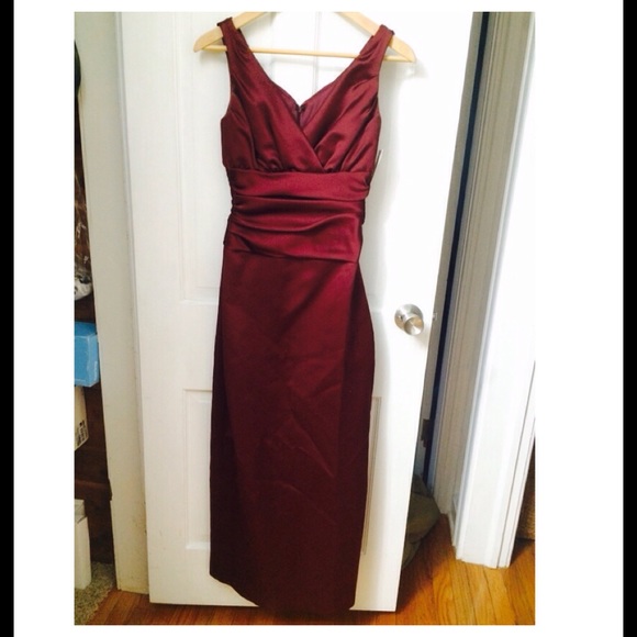 Sleeveless Satin Dress