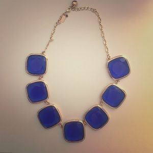 Blue statement necklace by kate spade