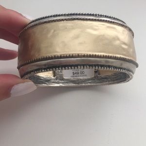 Gold and silver cuff