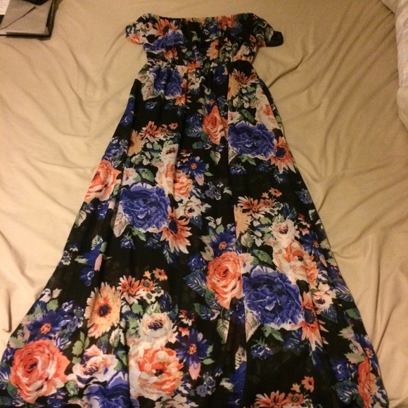 Floral maxi dress
