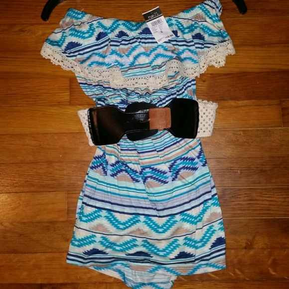 Rue 21 tube top with belt - small - NWT