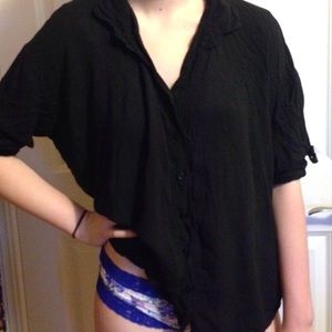 Brandy Melville black button up