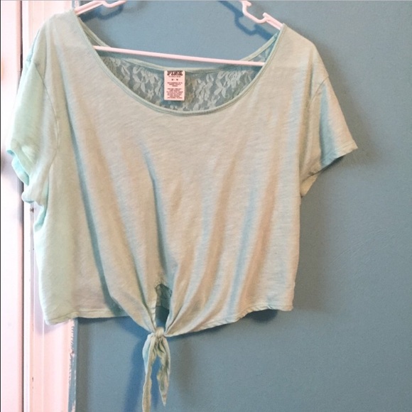 Victorias Secret Pink Mint crop top
