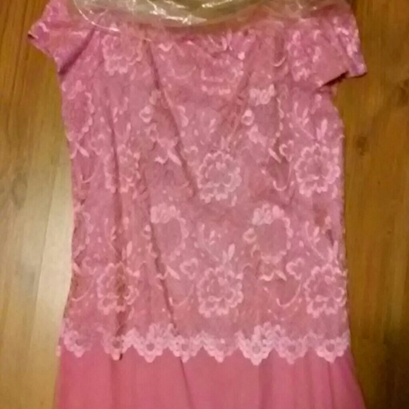 Rose pink formal or bridal dress