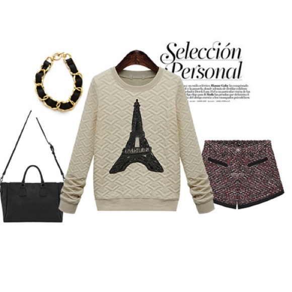 Eiffel Tower sweatshirt - Picture 2 of 4