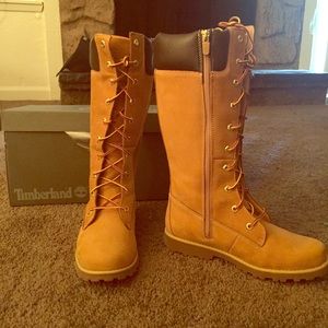 Size 5 in kids timberland boots