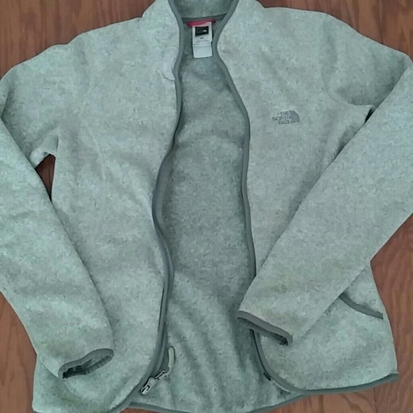 Gray North Face Jacket