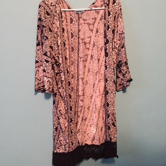 Indie / Boho festival kimono / coverup