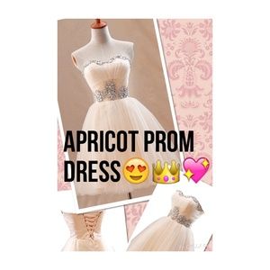 Apricot Prom Dress💕