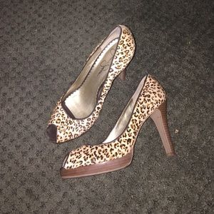 Jessica Simpson print authentic animal hair