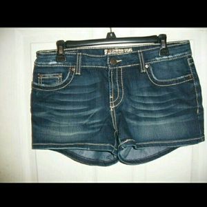 BKE denim shorts