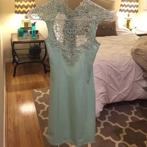 Mint green lace dress - Lulu's 💞