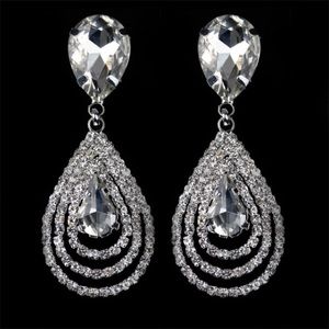 Crystal drop earrings