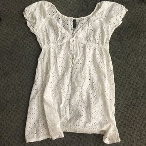 La Blanca white beach cover up