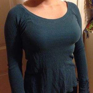 🚀SOLD🚀Pacsun distressed waffle knit long sleeve