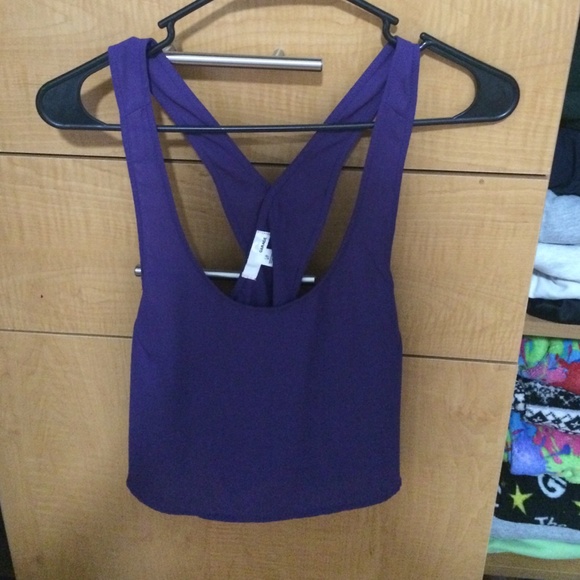 Open back tank top