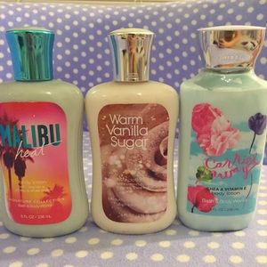 Bath and Body Works Lotions