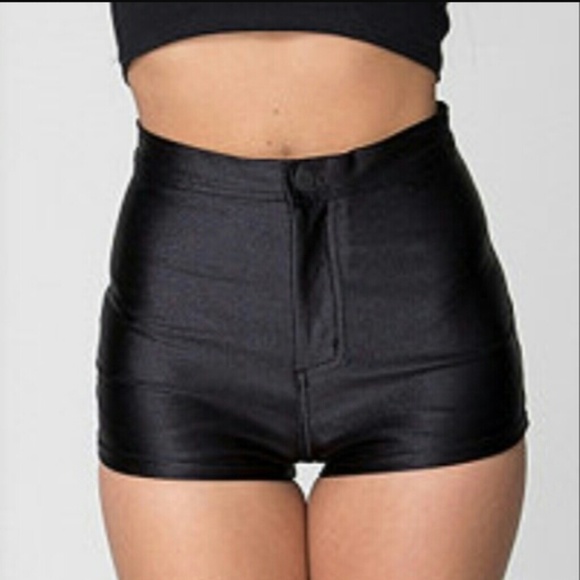 Black Disco Shorts