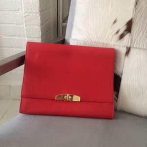Cuyana Leather Envelope Clutch