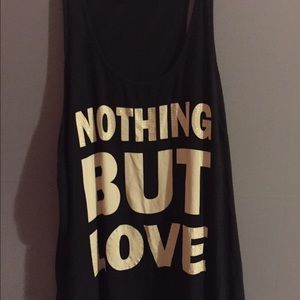 "Nothing but love" graphic tee