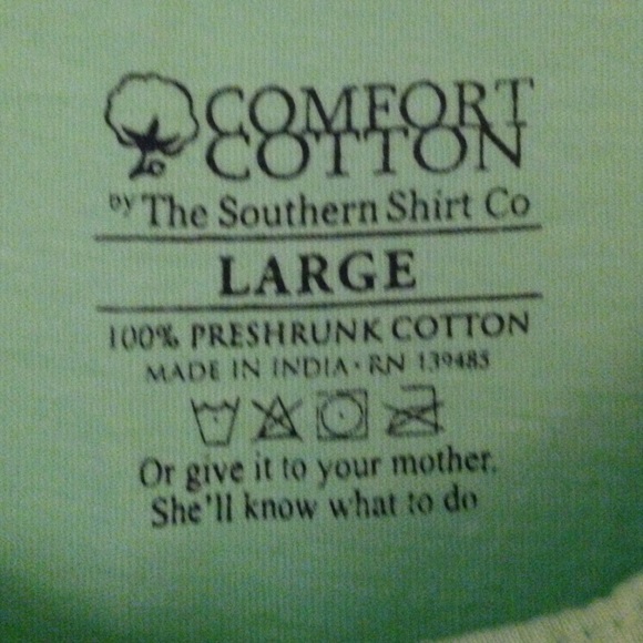 Southern Shirt Tank in Sea Foam Green - Picture 3 of 4