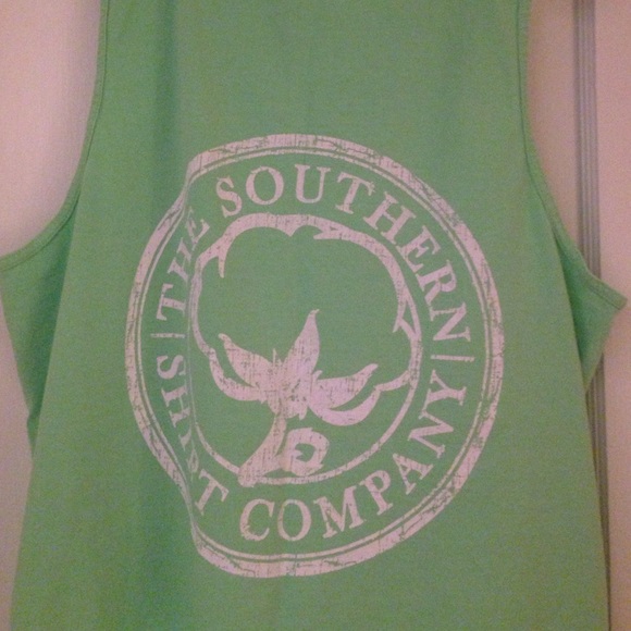Southern Shirt Tank in Sea Foam Green - Picture 4 of 4