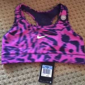 NWT Nike purple sports bra