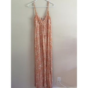 Roxy Floral Coral/Pink Dress
