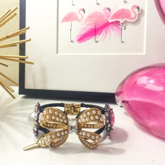 Betsey Johnson rhinestone bracelet