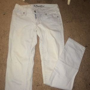 pin stripe jeans