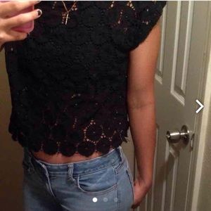 Mesh Crop Top
