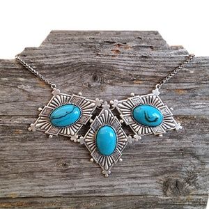 Dudine Frida Diamond Collar in Turquoise