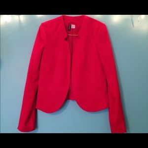 Super cute RED blazer.