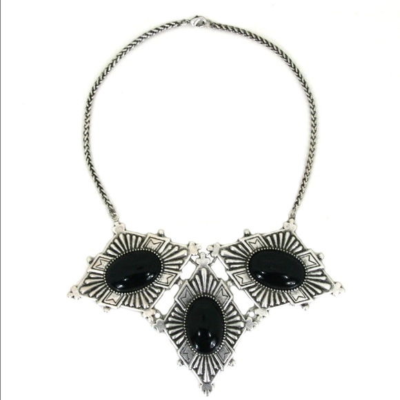 Dudine Frida Diamond Collar in Black - Picture 2 of 3