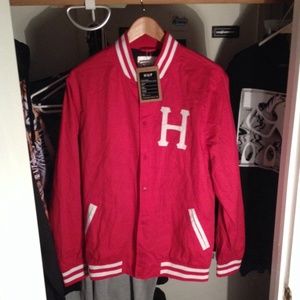 HUF H varsity jacket BRAND NEW