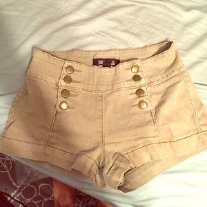 High waisted shorts
