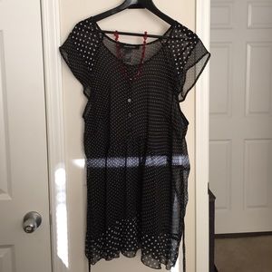 Ashley Stewart Summer Polka Dot Top 🎀