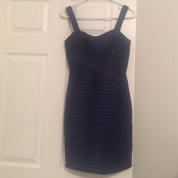 BCBG MaxAzria dress color Blue Depth.  Never worn.