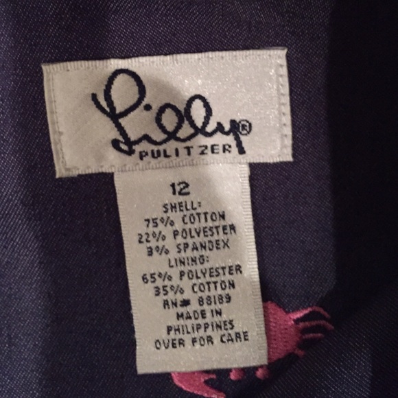 SOLD New Lilly Pulitzer girls crab dress chambray - Picture 2 of 4