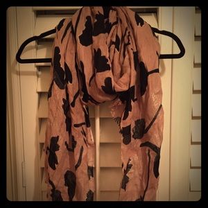 LOFT pink scarf