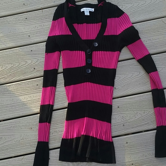 Striped Stretch Sweater
