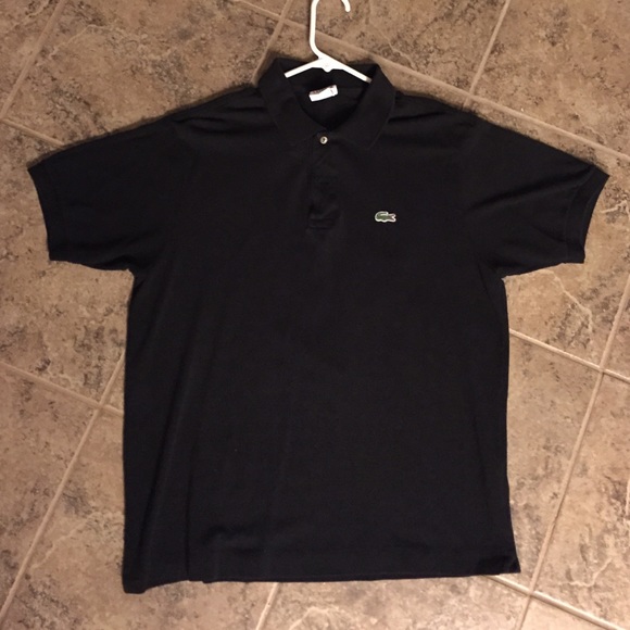 Lacoste polo shirt large black