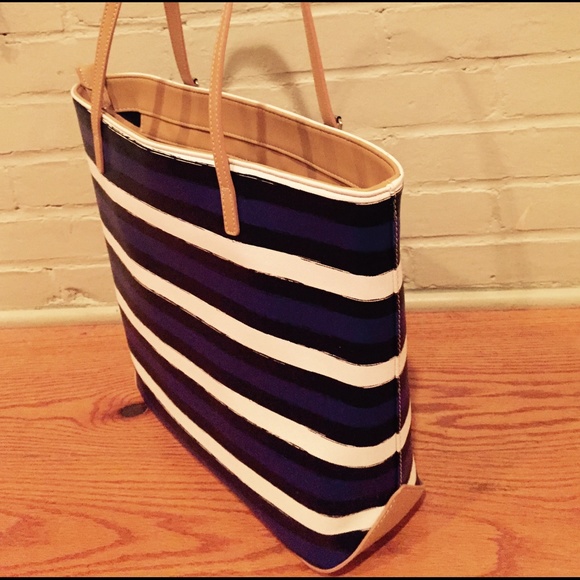Nine West Striped Tote Bag - Picture 3 of 4