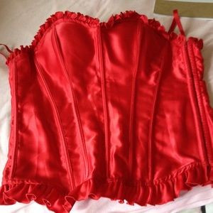 Sexy red corset!