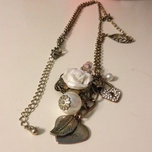 Cute charm bracelet necklace