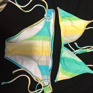Vibrant colored bikini