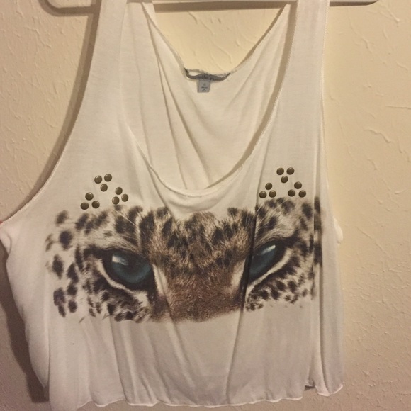Tiger eye crop top