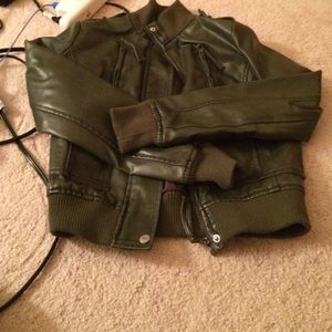 Green Leather Jacket