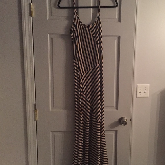 Stripped maxi dress