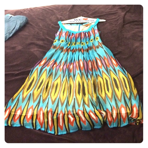 Tory burch silk empire waist dress